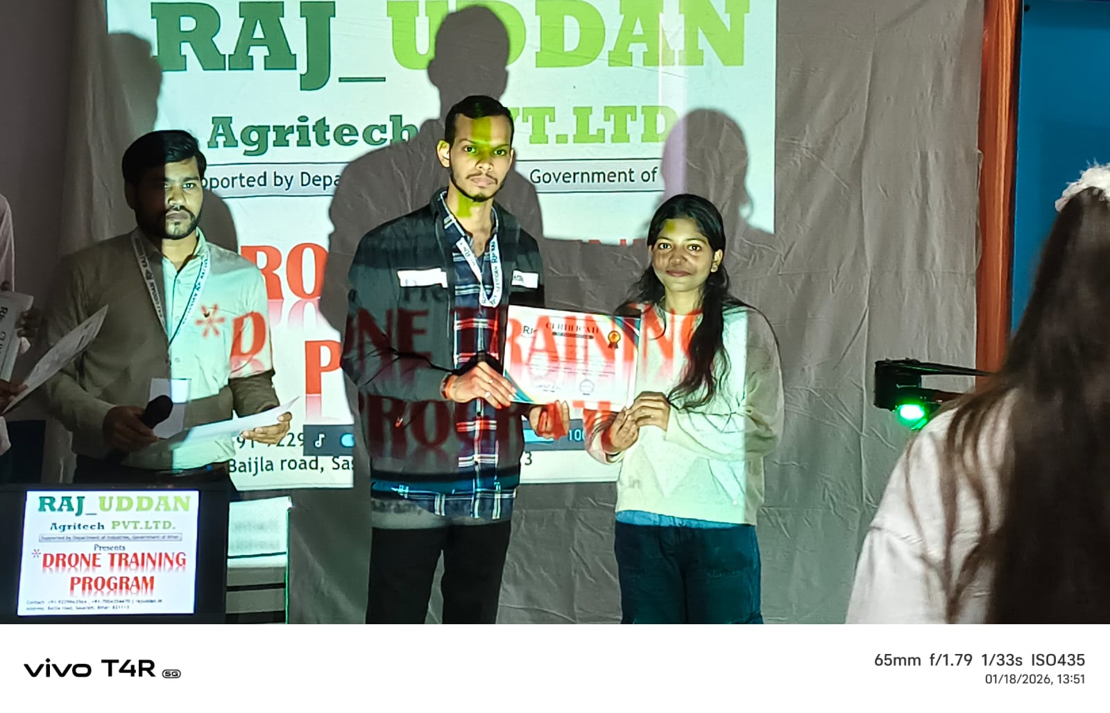 Certificate distribution ceremony